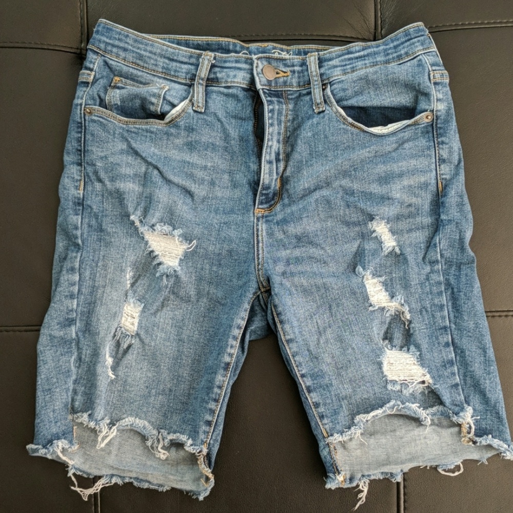 Destroyed Boyfriend Shorts